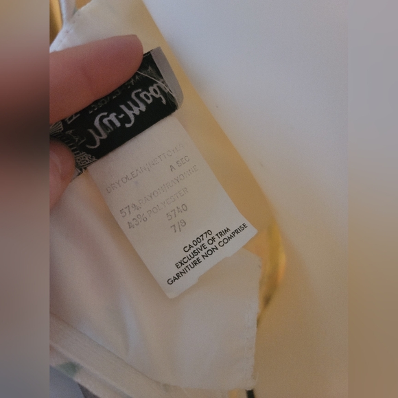 House of Nu-Mode Brocade Floral Dress Canadian - Picture 4 of 5